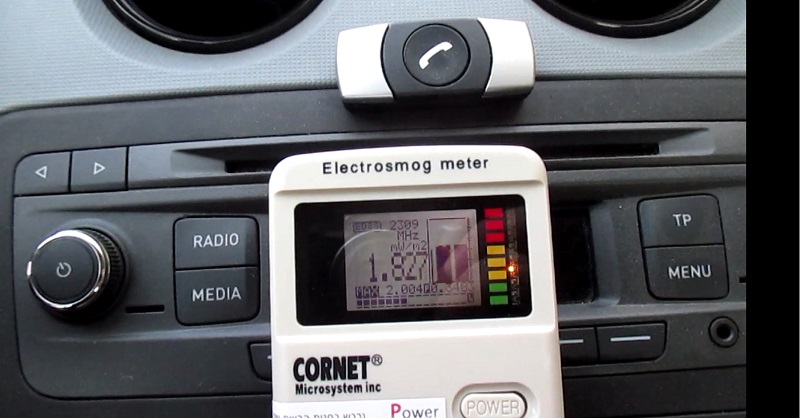 RF Radiation from car's bluetooth handsfree kit