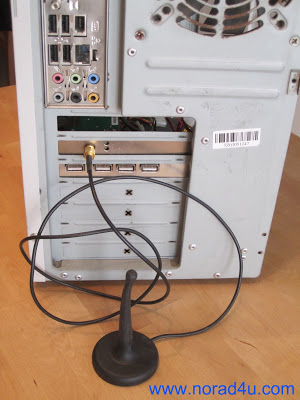 Wireless PC with remote antenna