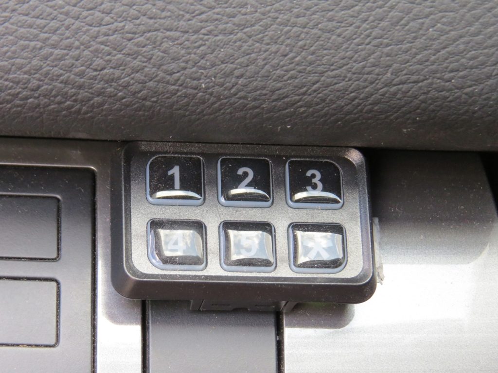 a safety code keypad