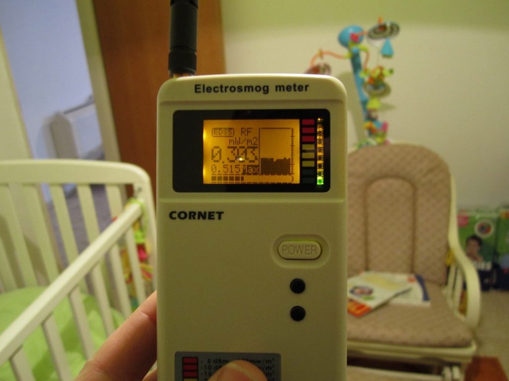  RF radiation in a baby's room