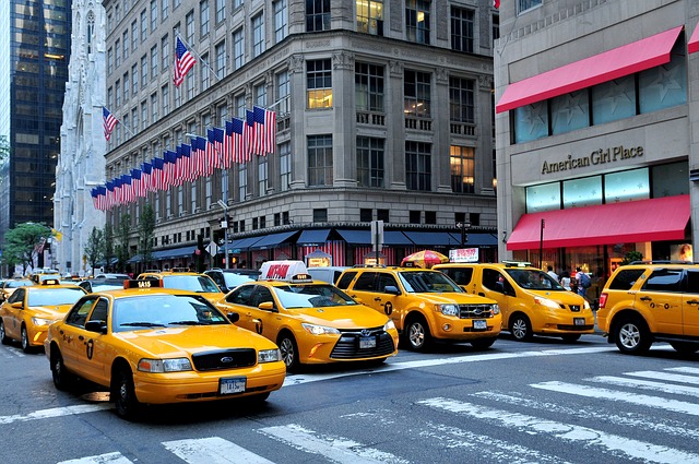 Taxi yellow cabs