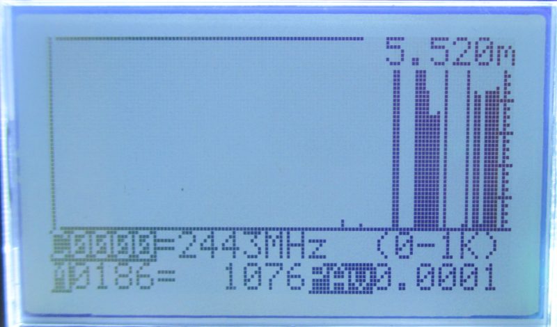 Log mode on the Cornet ED88TPLUS V2