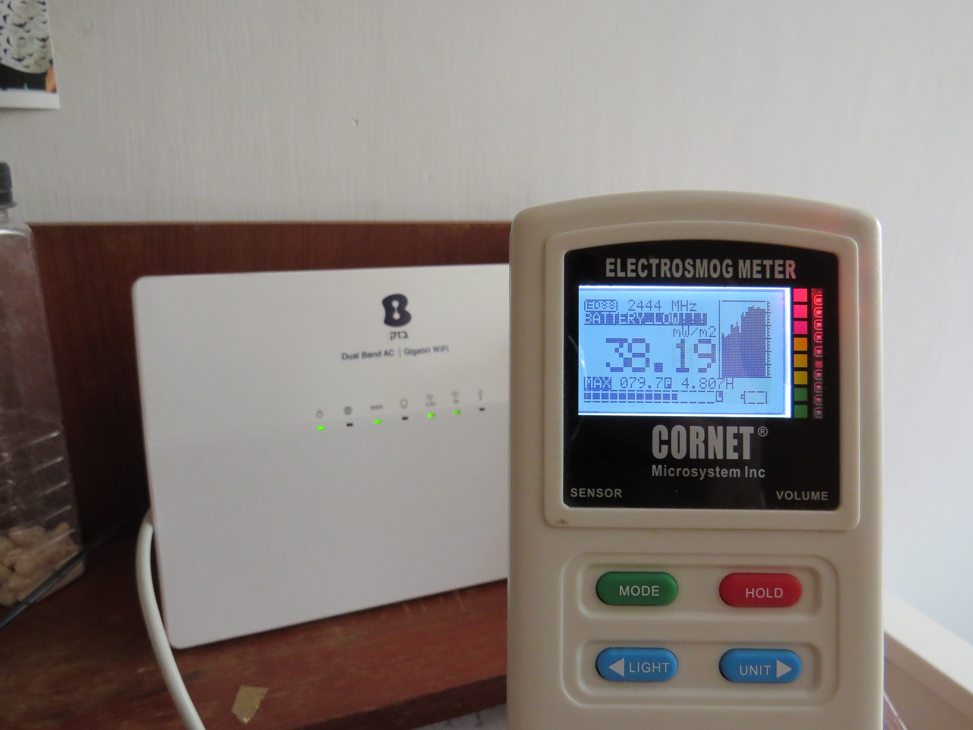 RF Radiation ~30cm away from a WIFI router